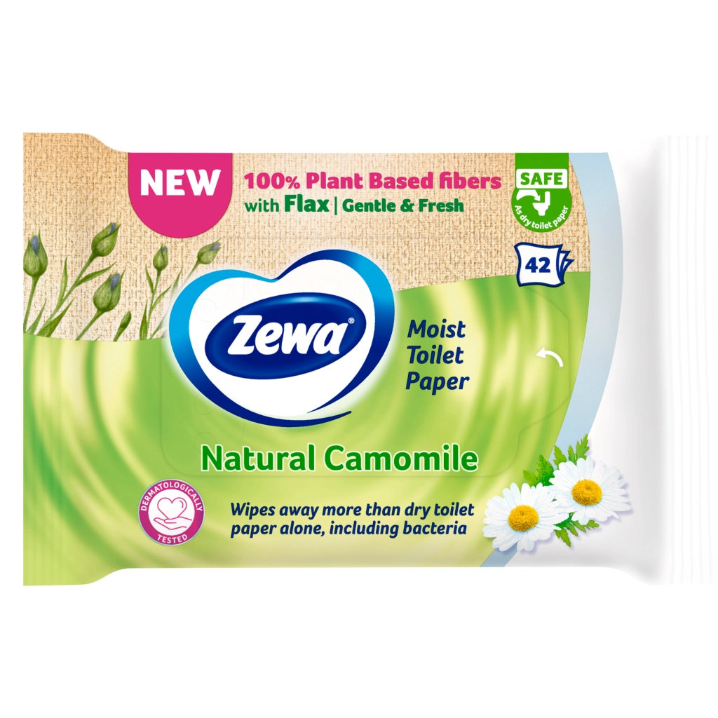 Туалетний папір Zewa Natural Camomile 42 шт (7322540796520) Туалетний папір Zewa Natural Camomile 42 шт (7322540796520)