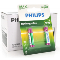 Акумулятор Philips AAA 950mAh Ni-MH * 2 (R03B2A95T/93)