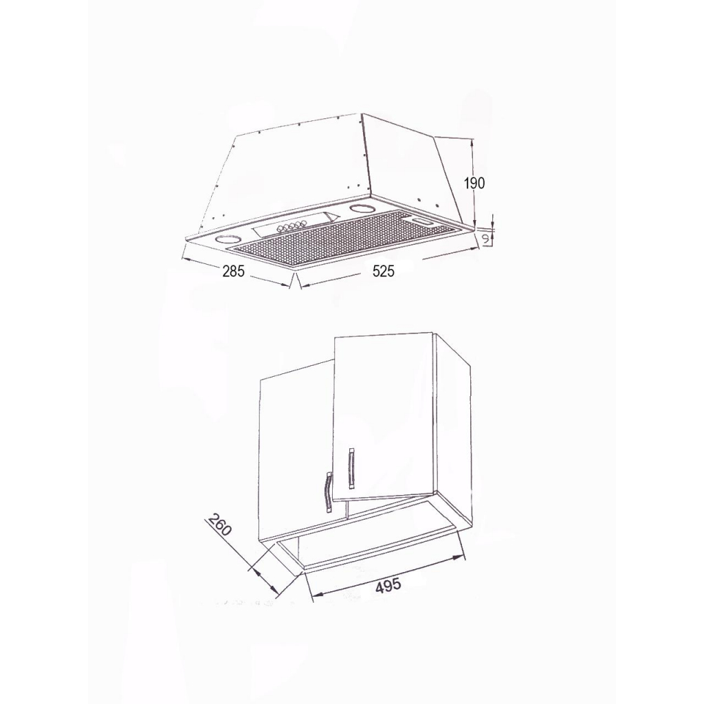 Витяжка кухонна Borgio BIT-BOX full glass 60 ivory (РН015838) Витяжка кухонна Borgio BIT-BOX full glass 60 ivory (РН015838)