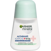 Antiperspirant Garnier Mineral Active Control+ roller 50 ml (3600542226523)