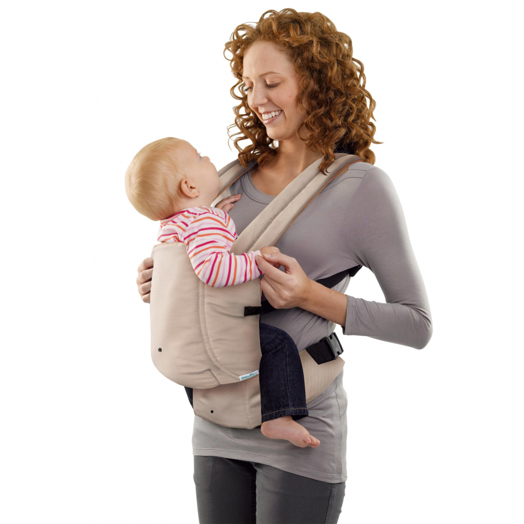 Рюкзак-переноска Evenflo Natural fit Khaki orange (32884181926)