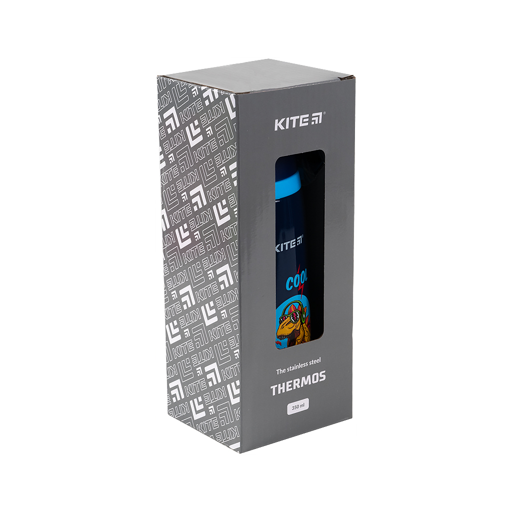 Поїльник-непроливайка Kite Cool термос350 мл синій (K21-305-02)