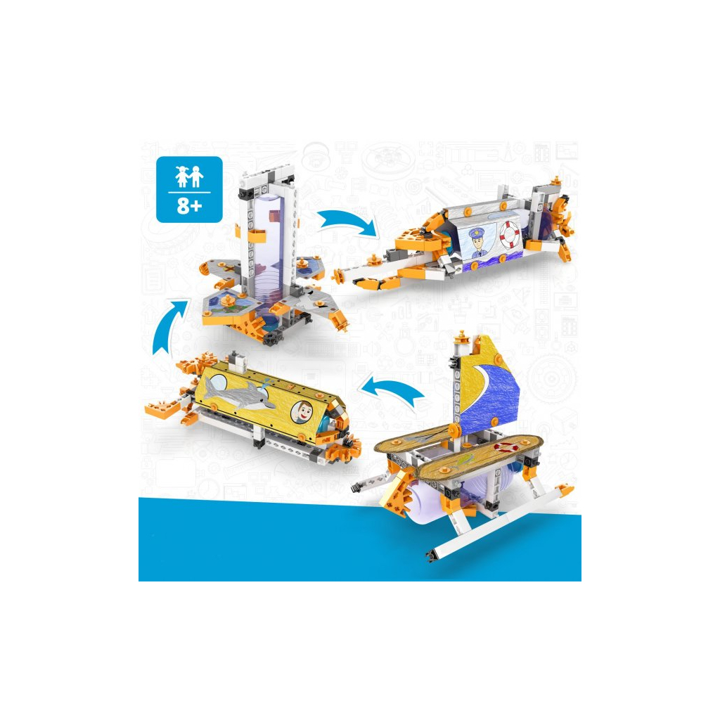 Конструктор Engino Stem Як працює морське судно (STL25) Конструктор Engino Stem Як працює морське судно (STL25)