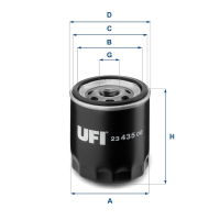 Oil filter UFI 23.435.00