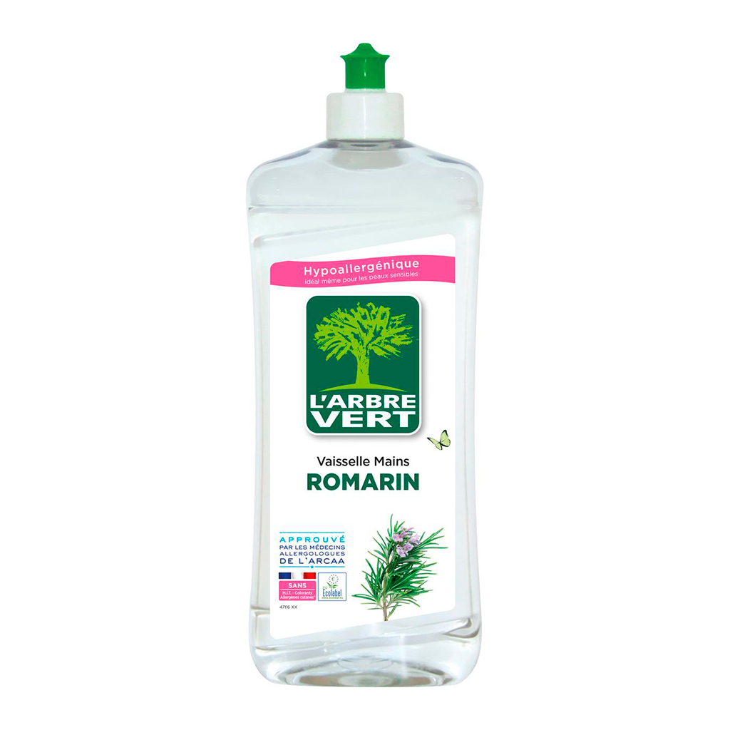 Засіб для ручного миття посуду L'Arbre Vert Розмарин 750 мл (3450601018039/3450601047152)