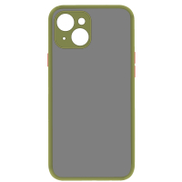 Чохол до мобільного телефона MAKE Apple iPhone 13 Frame (Matte PC+TPU) Green (MCMF-AI13GN)