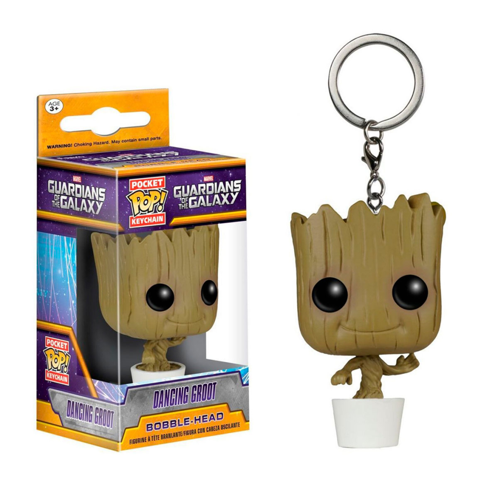 Брелок Funko Pop серії Вартові Галактики - Грут,що танцює (6715) Брелок Funko Pop серії Вартові Галактики - Грут,що танцює (6715)