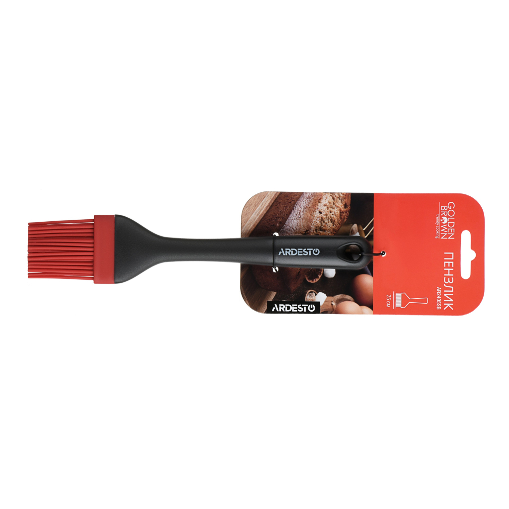 Пензлик кулінарний Ardesto Golden Brown 25 см (AR2405SB) Пензлик кулінарний Ardesto Golden Brown 25 см (AR2405SB)