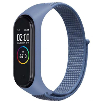 Ремінець до фітнес браслета BeCover Nylon Style для Xiaomi Mi Smart Band 7 Blue (707657)