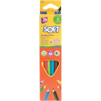 Олівці кольорові Cool For School Extra Soft 6 кольорів (CF15142)