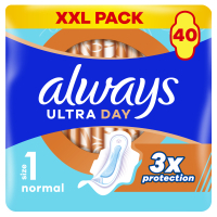 Sanitary pads Always Ultra Normal (Size 1) 40 pcs. (8700216171342)