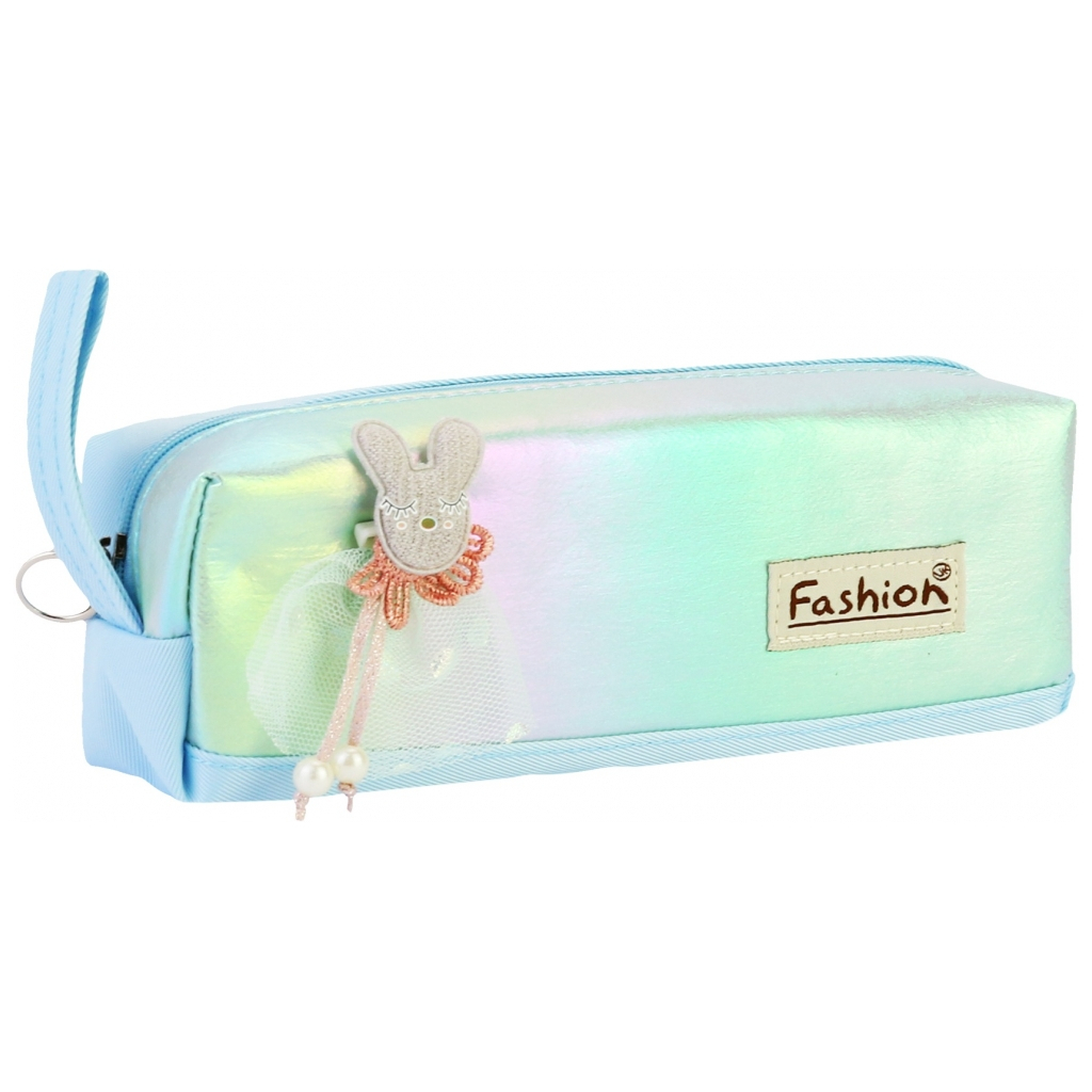 Пенал Cool For School 1 відділення з аплікацією Блакитний (CF6891-blue) Пенал Cool For School 1 відділення з аплікацією Блакитний (CF6891-blue)