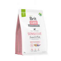 Dry food for dogs Brit Care Dog Sustainable Sensitive Insect and Fish 3 kg (8595602559206)