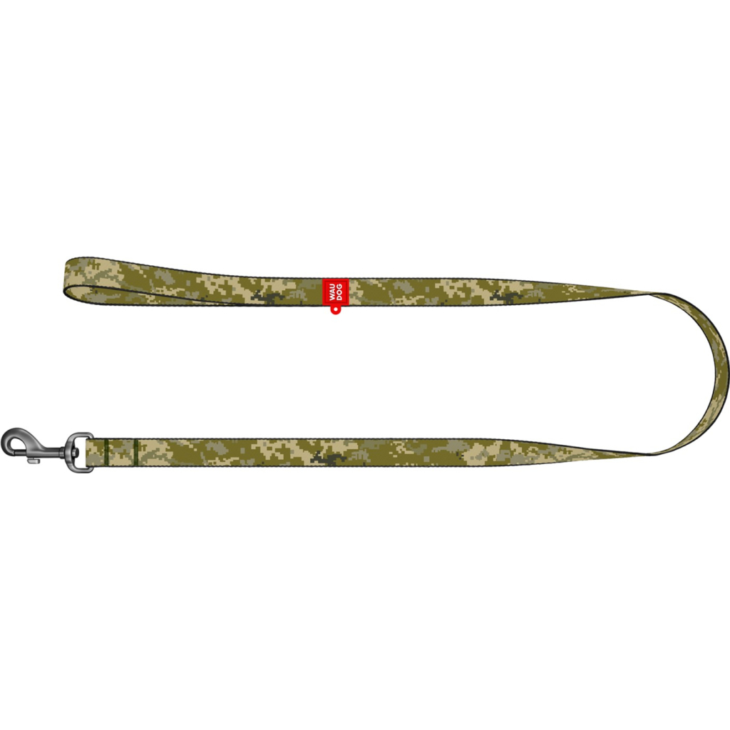 Повідець для собак WAUDOG Nylon "Мілітарі" L-XXL Ш 25 мм (342-4026)