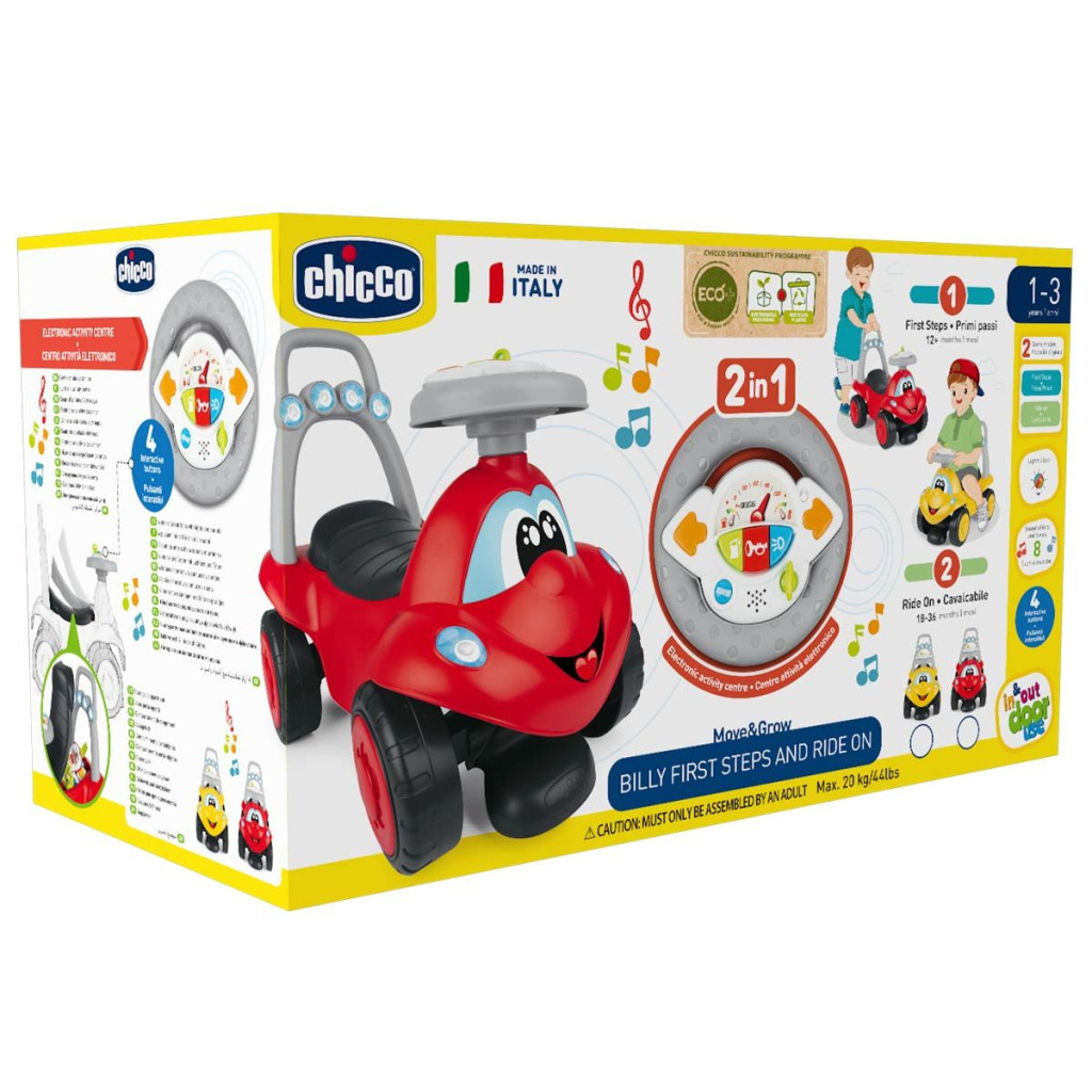 Чудомобіль Chicco 2 в 1 Біллі (червоний) 8058664152865 (11211.00)