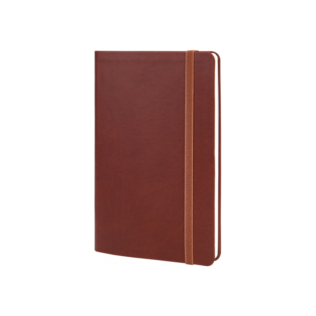 Книга записна Optima А5 VIVELLA, м’яка обкладинка, гумка, білий блок лінія, коричневий (O27104-07) Книга записна Optima А5 VIVELLA, м’яка обкладинка, гумка, білий блок лінія, коричневий (O27104-07)