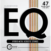 Cleartone EQ Hybrid Metal Acoustic Ultra Light Guitar Strings (10-47) (7810)