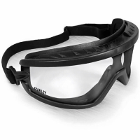 Safety glasses Stanley Black Frame Cle transparent, polycarbonate (SY240-1D)