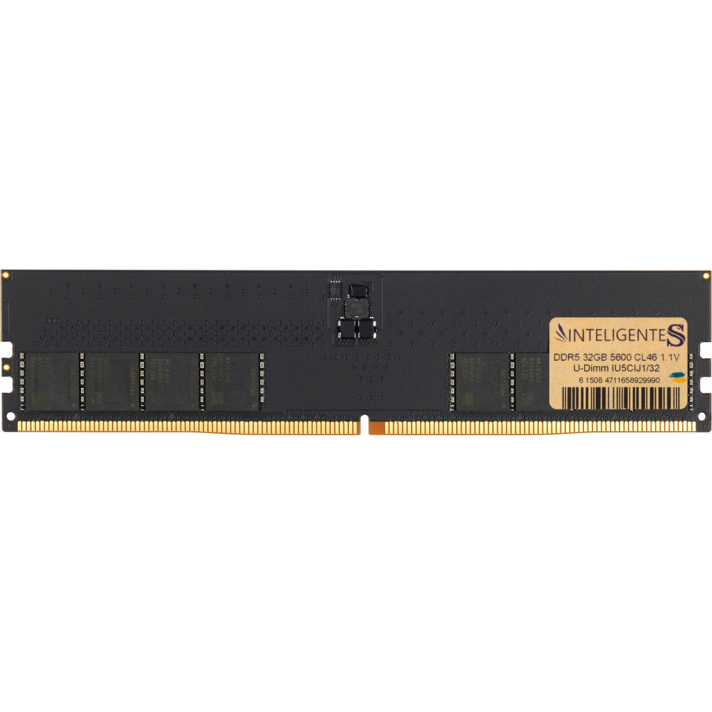 Модуль пам'яті для комп'ютера DDR5 32GB 5600 MHz INTELIGENTES (IU5CIJ1/32) Модуль пам'яті для комп'ютера DDR5 32GB 5600 MHz INTELIGENTES (IU5CIJ1/32)