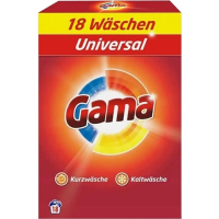 Washing powder Gama 3 in 1 Universal 1.08 kg (8435495837633)