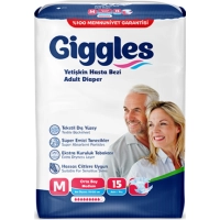Diapers for adults Giggles Medium 15 pcs (8680131204397)