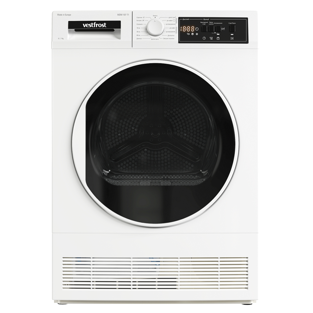 Сушильна машина Vestfrost MDM 107 T1 Сушильна машина Vestfrost MDM 107 T1