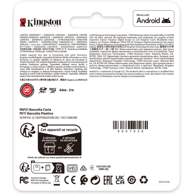 Карта пам'яті Kingston 128GB SDXC сlass 10 UHS-I U3 V30 Canvas Go Plus G4 (SDG4/128GB)