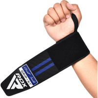 Bandage for sports RDX Gym Wrist Wrap R11 Black/Blue (WAH-WR11BU)
