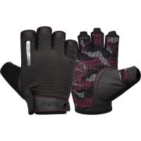 Gloves for fitness RDX T2 Half Pink M (WGA-T2HP-M)