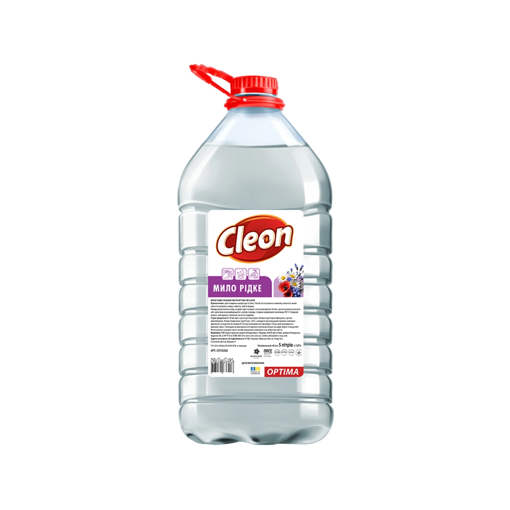 Рідке мило Cleon Польові квіти 5 л (4820289450268)