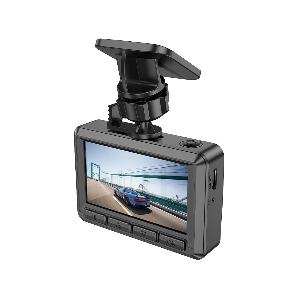 Відеореєстратор HOCO DV2 Driving recorder with display Black (6942007608176)
