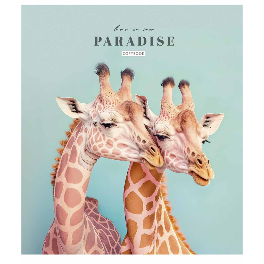 Зошит Школярик Love in paradise 48 аркушів клітинка (048-3256K)