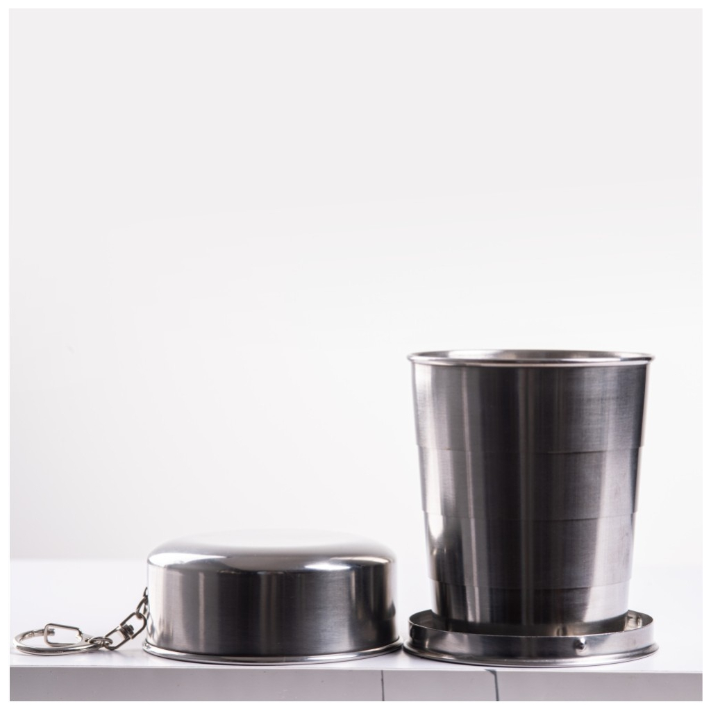 Стакан туристичний Line Art Nebraska 240 мл сріблястий (110053421LA-77)