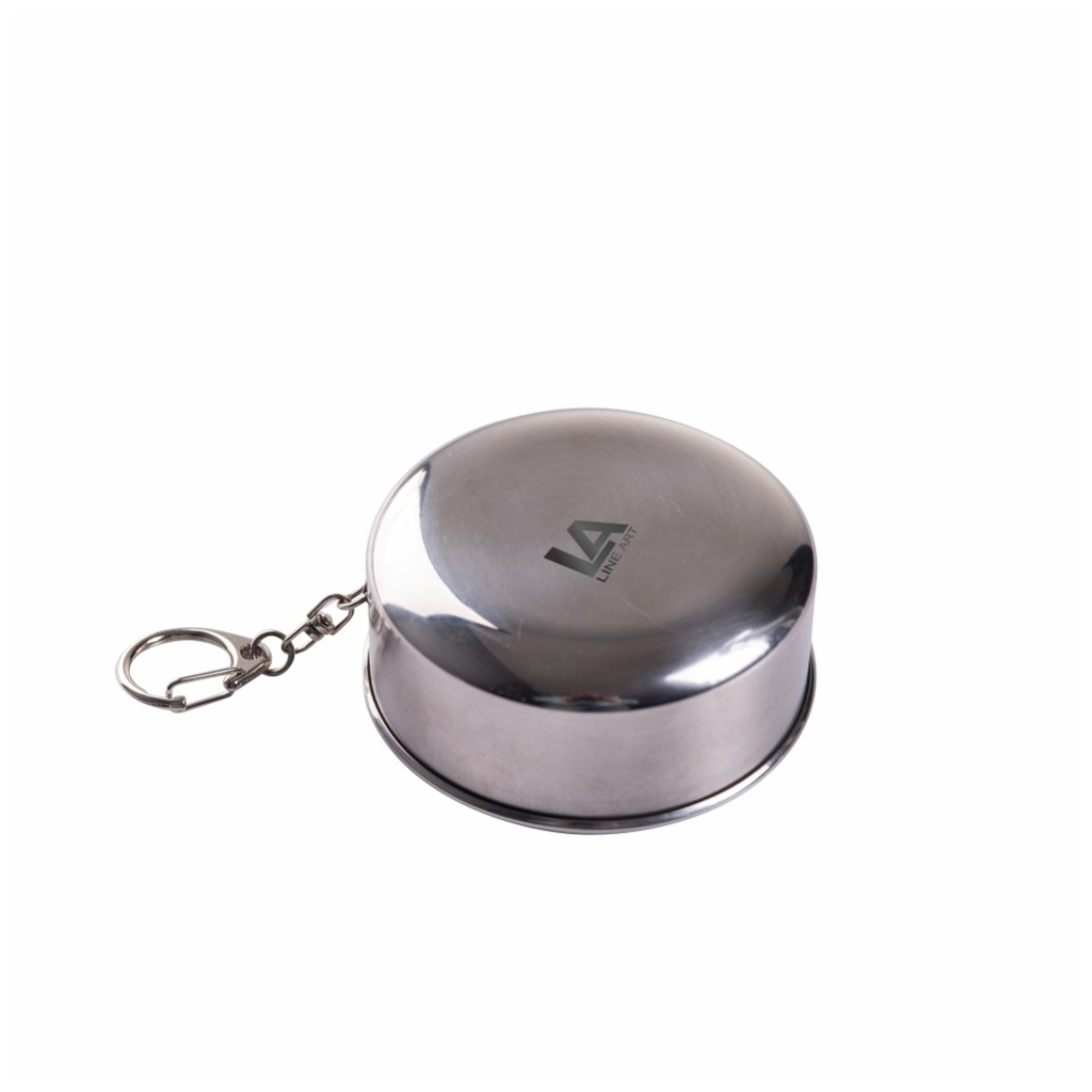 Стакан туристичний Line Art Nebraska 240 мл сріблястий (110053421LA-77)