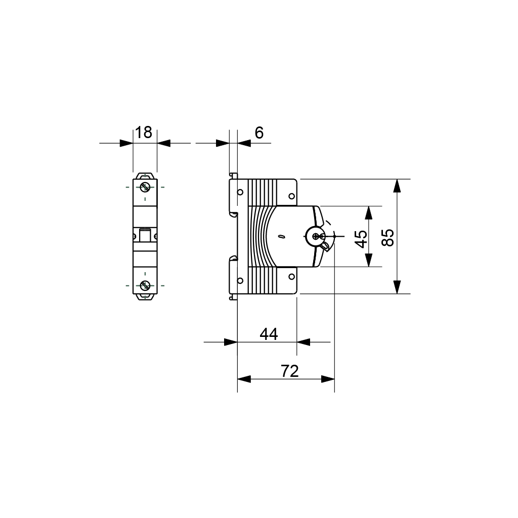 Автоматичний вимикач GEWISS 1-п. 32A 6kA С (GW92010) Автоматичний вимикач GEWISS 1-п. 32A 6kA С (GW92010)