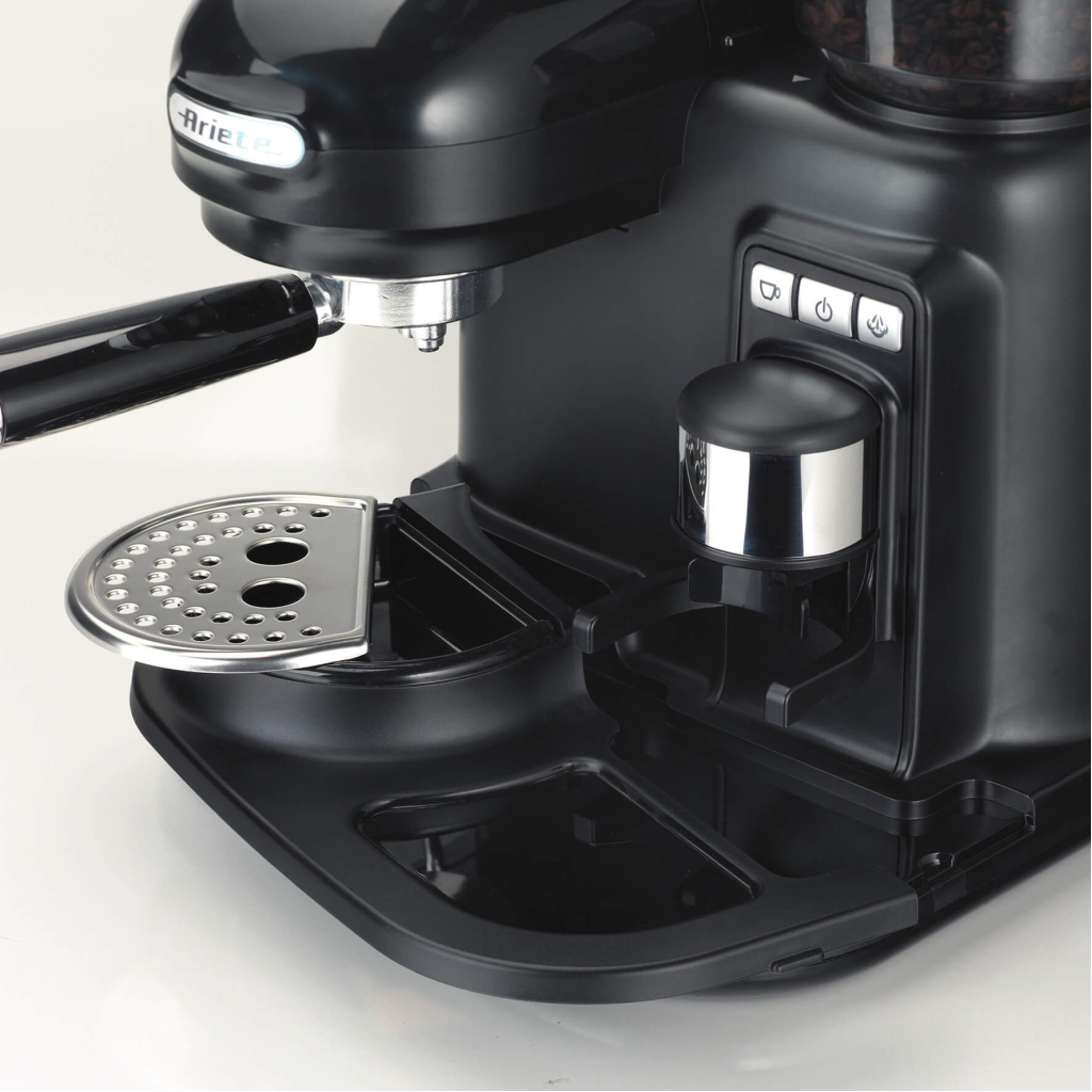 Ріжкова кавоварка еспресо Ariete 1318 Espresso Moderna Black (00M131802AR0)