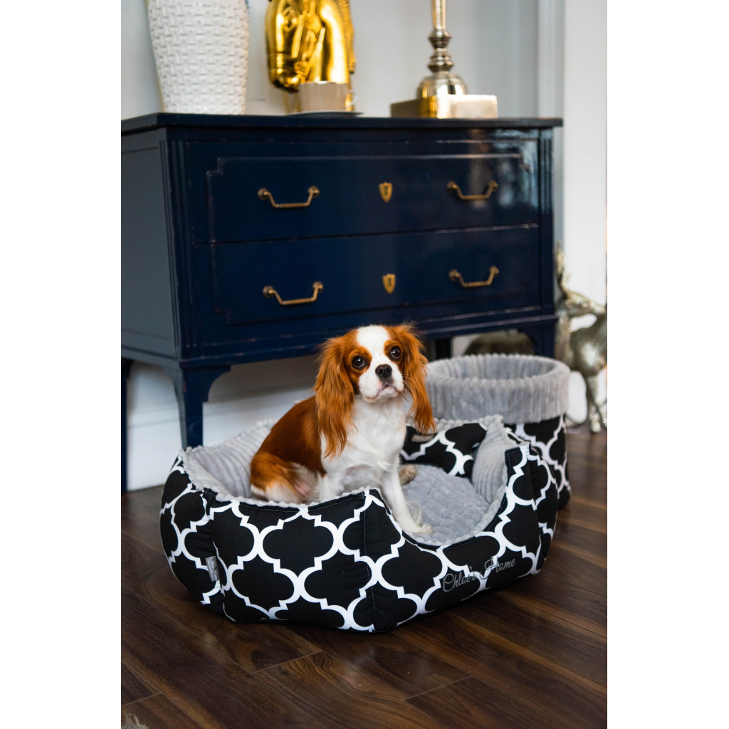 Лежак для тварин Chloe's Home Rome S чорний (CLH0175)