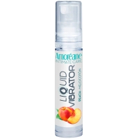 Intimate gel lubricant Amoreane Liquid vibrator with peach aroma 10 ml (8433345601250)