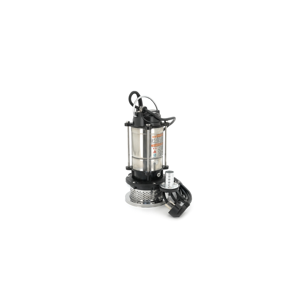 Заглибний насос Voltronic 550W, 220V, до 3 м³/год, підйом до 20 м, 25 мм, INOX, 355х205х185мм, 3,770 кг + перехідник (YT-P-550-20)