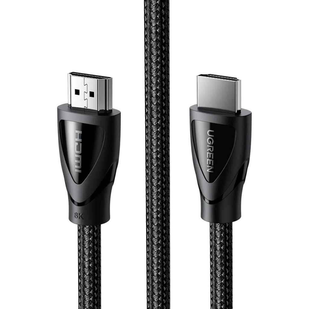 Кабель мультимедійний HDMI M to HDMI M 2.0m braided HD140 black Ugreen (80403) Кабель мультимедійний HDMI M to HDMI M 2.0m braided HD140 black Ugreen (80403)