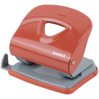 Hole punch Axent Exakt-2 metal, 30 sheets, Earth colors coral (3930-28-A)
