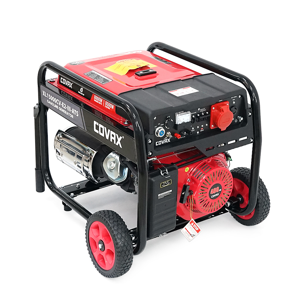 Генератор COVAX XL15000CV-E2-lll-ATS, 8.0kW, 220V-380V, 50Hz, DC12V, 18HP, електро стартер, 25L (XL15000CV-E2-lll-ATS)