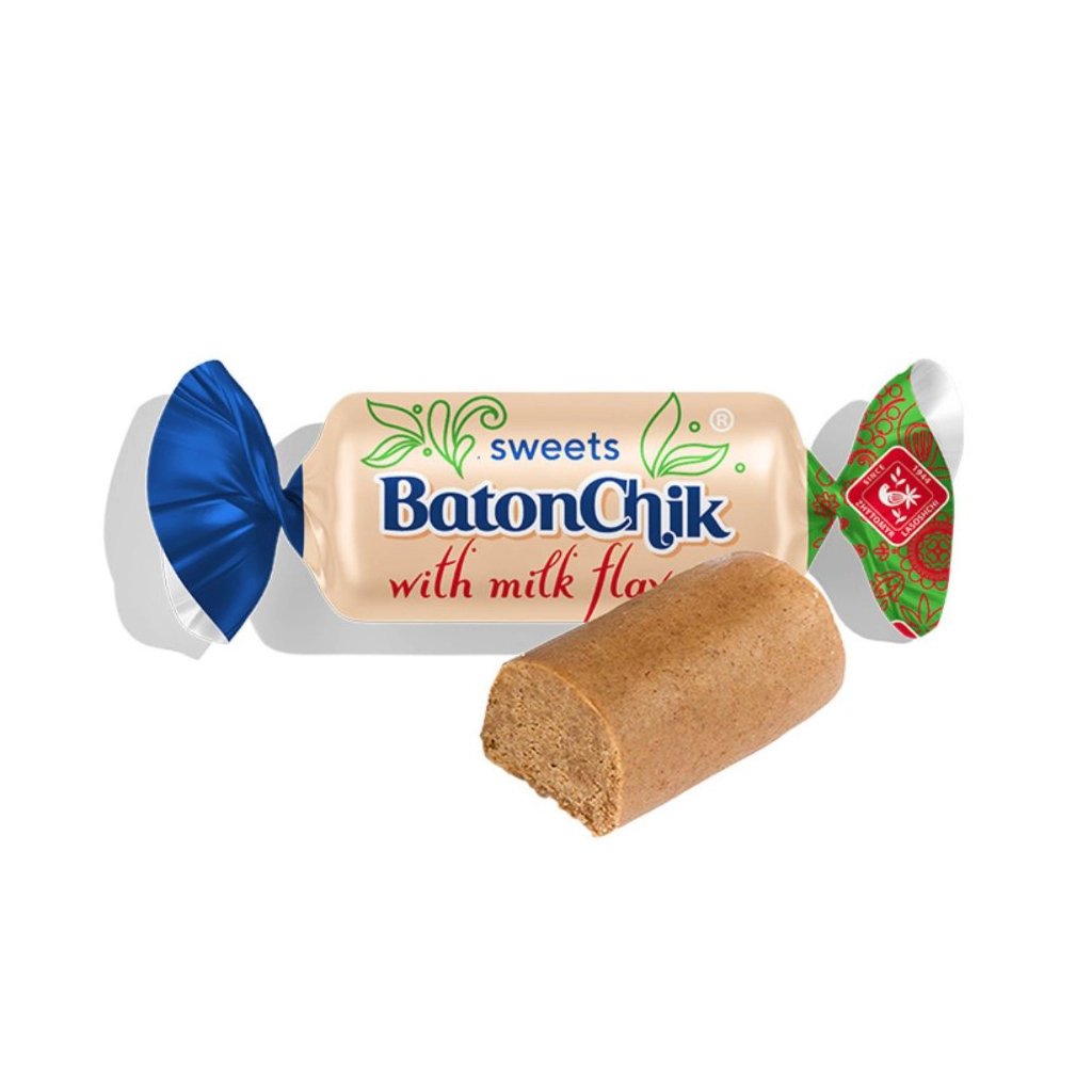 Цукерка Житомирські ласощі БатонChik зі смаком молока 1 кг (4820195090459)