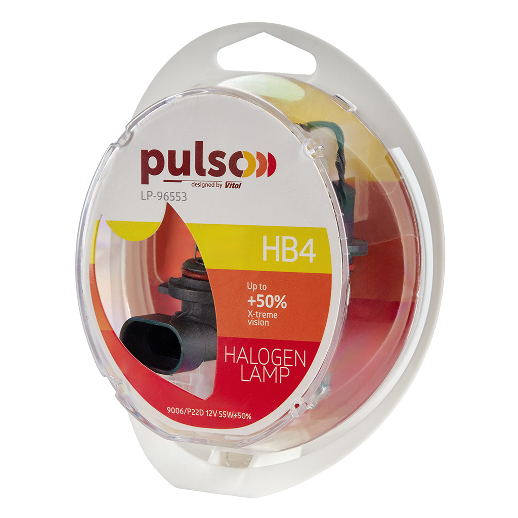 Автолампа PULSO HB4/9006/P22D 12v55w+50 X-treme Vision/plastic box (LP-96553) Автолампа PULSO HB4/9006/P22D 12v55w+50 X-treme Vision/plastic box (LP-96553)