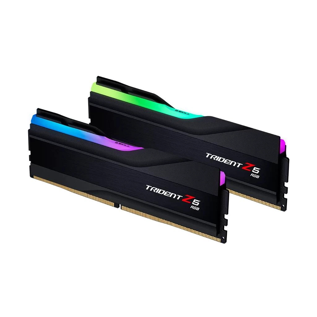 Модуль пам'яті для комп'ютера DDR5 32GB (2x16GB) 6400 MHz Trident Z5 RGB G.Skill (F5-6400J3039G16GX2-TZ5RK)