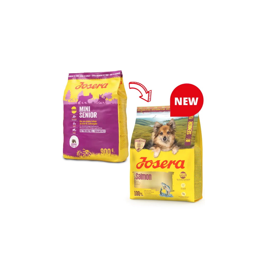 Сухий корм для собак Josera Mini Senior Salmon 3 кг (4032254787822) Сухий корм для собак Josera Mini Senior Salmon 3 кг (4032254787822)