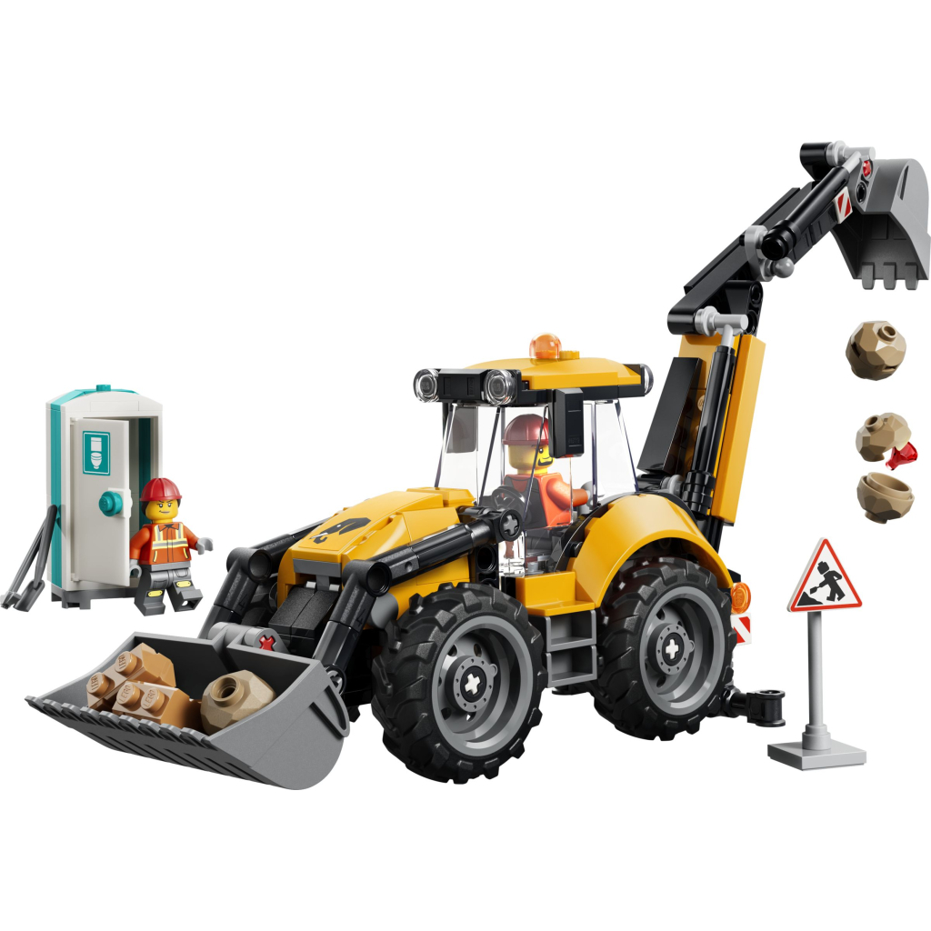 Конструктор LEGO City Жовтий екскаватор-навантажувач (60480)