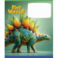 Notebook Schoolboy Star Dino world 12 sheets cell (012-3664K)