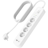 Network power filter Belkin 4xTypeF, 16A, USB-A/USB-C 18W, 2m (SRB001VF2M-V2)