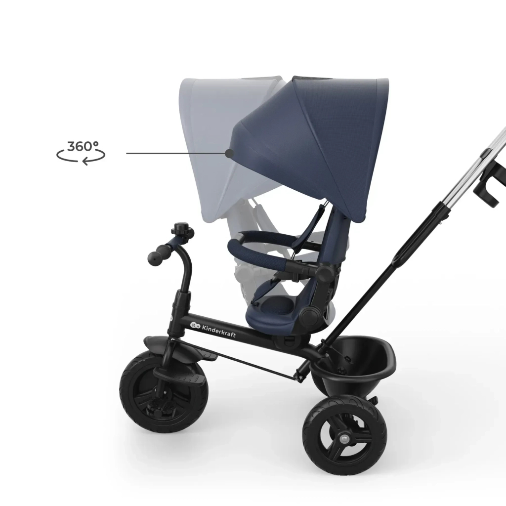Дитячий велосипед Kinderkraft Aston 2 Plus Navy (KRASTO02NAVPL00) (5902533929931)